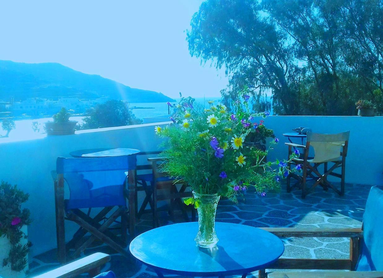 Angeliki Pension Katápola Exteriér fotografie